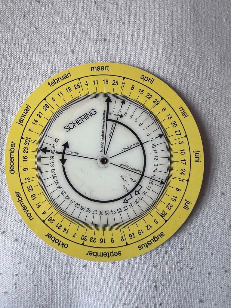 Schering Zwangerschapswiel / Ovulatiemeter, Ophalen, Gebruikt