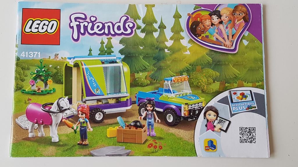 Lego Friends 41371 Mia's Paardentrainer, Compleet, Lego, Friends, Ophalen of Verzenden