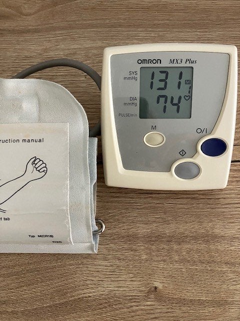 OMRON MX3 Plus bloeddrukmeter, Ophalen of Verzenden, Gebruikt
