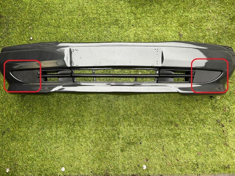 W202 C36 AMG mistlamp covers en bumper roosters, Ophalen of Verzenden, Voor, Bumper