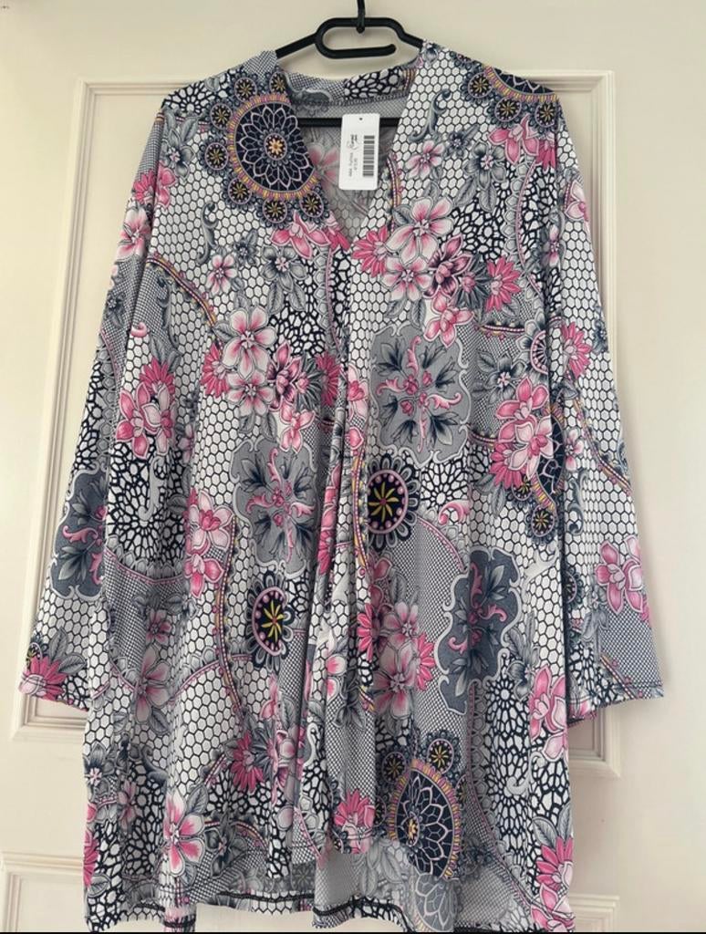 Dames oversized blouse top shirt Curved Angels, Ophalen of Verzenden, Nieuw, Maat 46/48 (XL) of groter, Overige kleuren