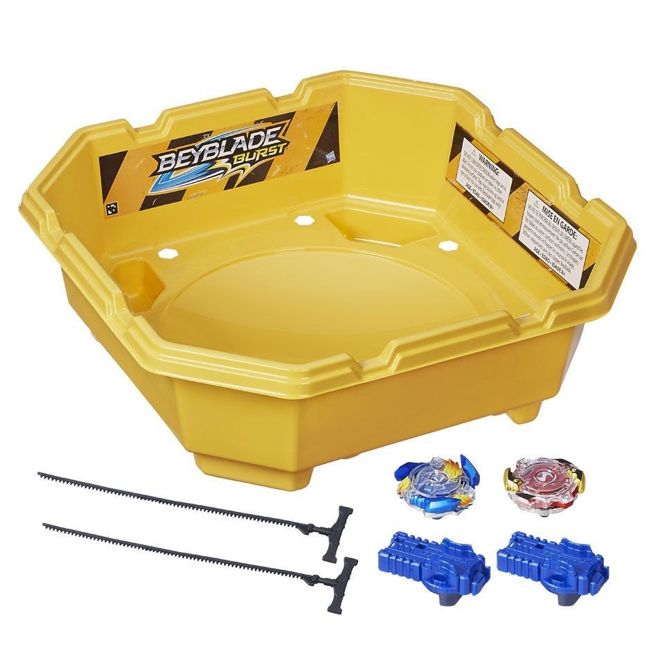 Beyblade arena + beyblades Starter Set 2 spelers - Hasbro, Ophalen of Verzenden, Nieuw