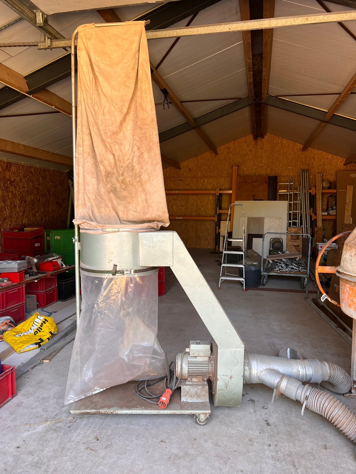 Afzuiging houtbewerking of zaag machine, Ophalen, Gebruikt