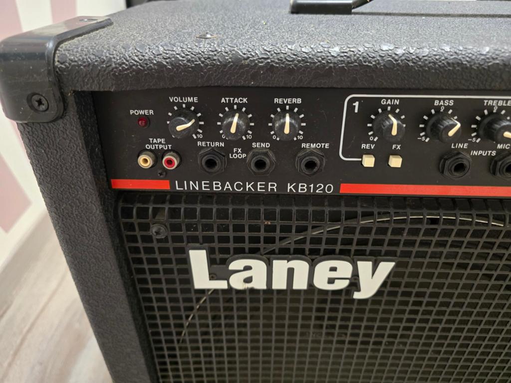 Laney Linebacker KB120 Keyboardversterker - Vintage, Muziek en Instrumenten, Ophalen, Gebruikt, Minder dan 500 watt, Keyboardversterker