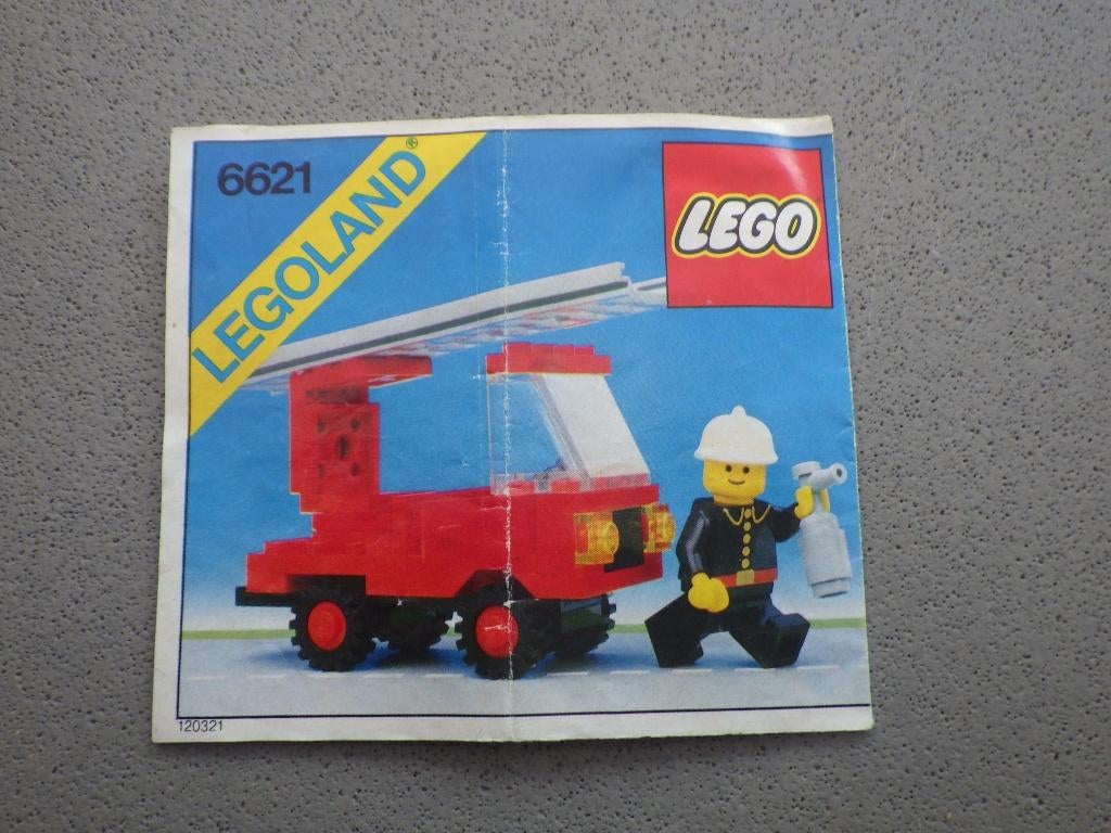 Lego Legoland 6621 boekje, Ophalen of Verzenden, Gebruikt