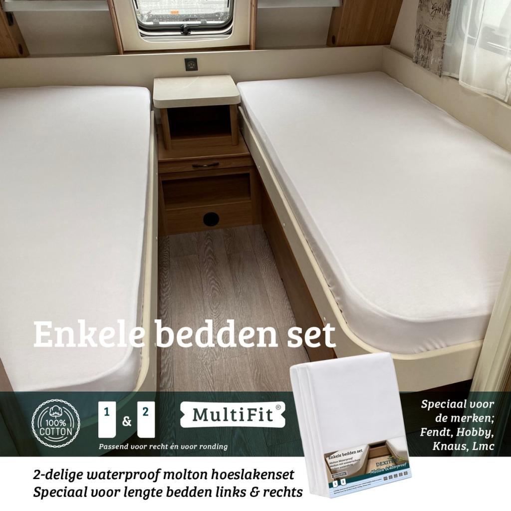 Enkele bedden Molton (Waterdicht) 2 Delig, Buurserstraat 15 A, 7481 EG,Haaksbergen, Ophalen of Verzenden, Info@123CamperOnderdelen.nl