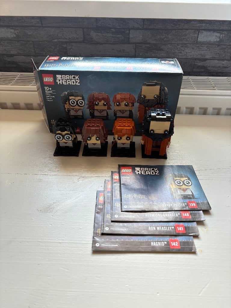 40495: Lego BrickHeadz Harry, Hermione, Ron & Hagrid, Compleet, BrickHeadz, Lego, Ophalen of Verzenden
