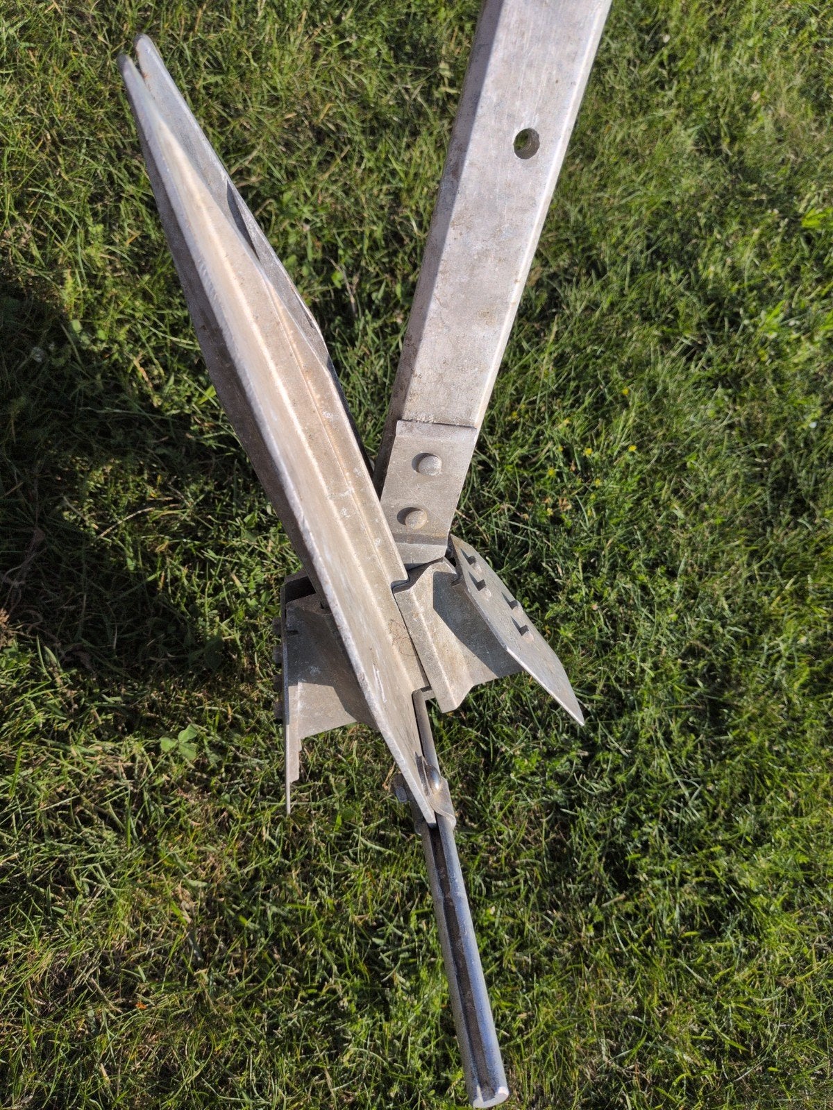 Lichtgewicht Aluminium Danforth Anker 47 cm lengte, Ophalen of Verzenden, Zo goed als nieuw, Ankeren en Afmeren, Zeilboot of Motorboot