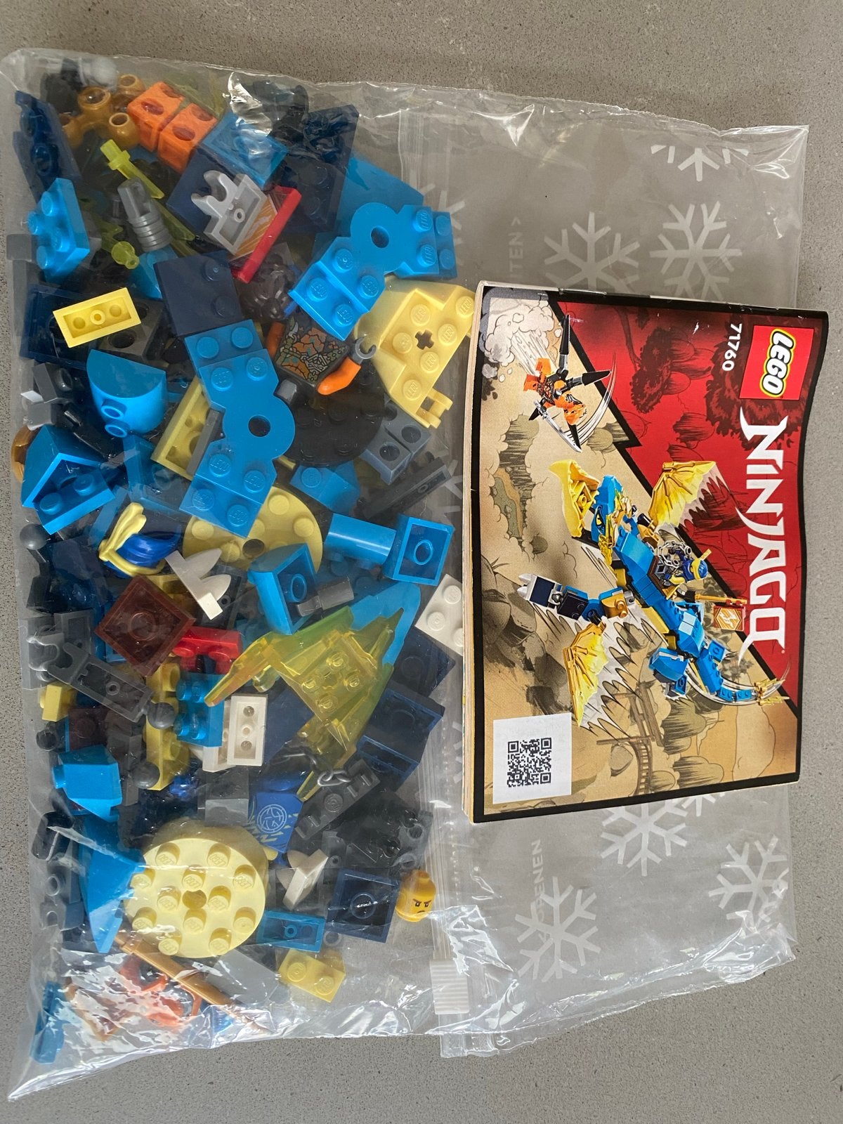 LEGO Ninjago 71760 Jay's Bliksemdraak - Losse onderdelen, Gebruikt, Lego, Ophalen of Verzenden, Losse stenen