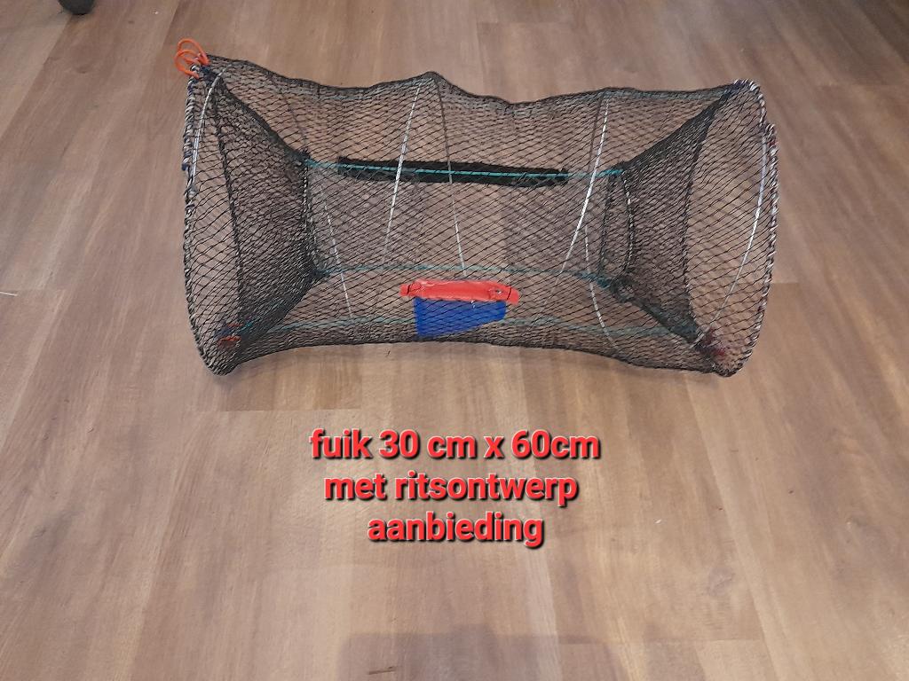fuiken set 3 stuks AANBIEDING vang kreeft , vis etc, Ophalen of Verzenden, Nieuw, Net of Fuik
