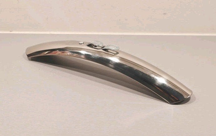 Rvs spatbord 53mm * 330mm vintage 27 28 of 29 inch wielen, Fietsen en Brommers, Fietsonderdelen, Ophalen of Verzenden, Racefiets
