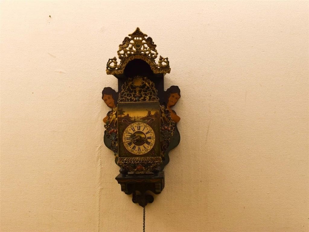 Friese Stoelklok 52611, Ophalen of Verzenden, Gebruikt, Wandklok