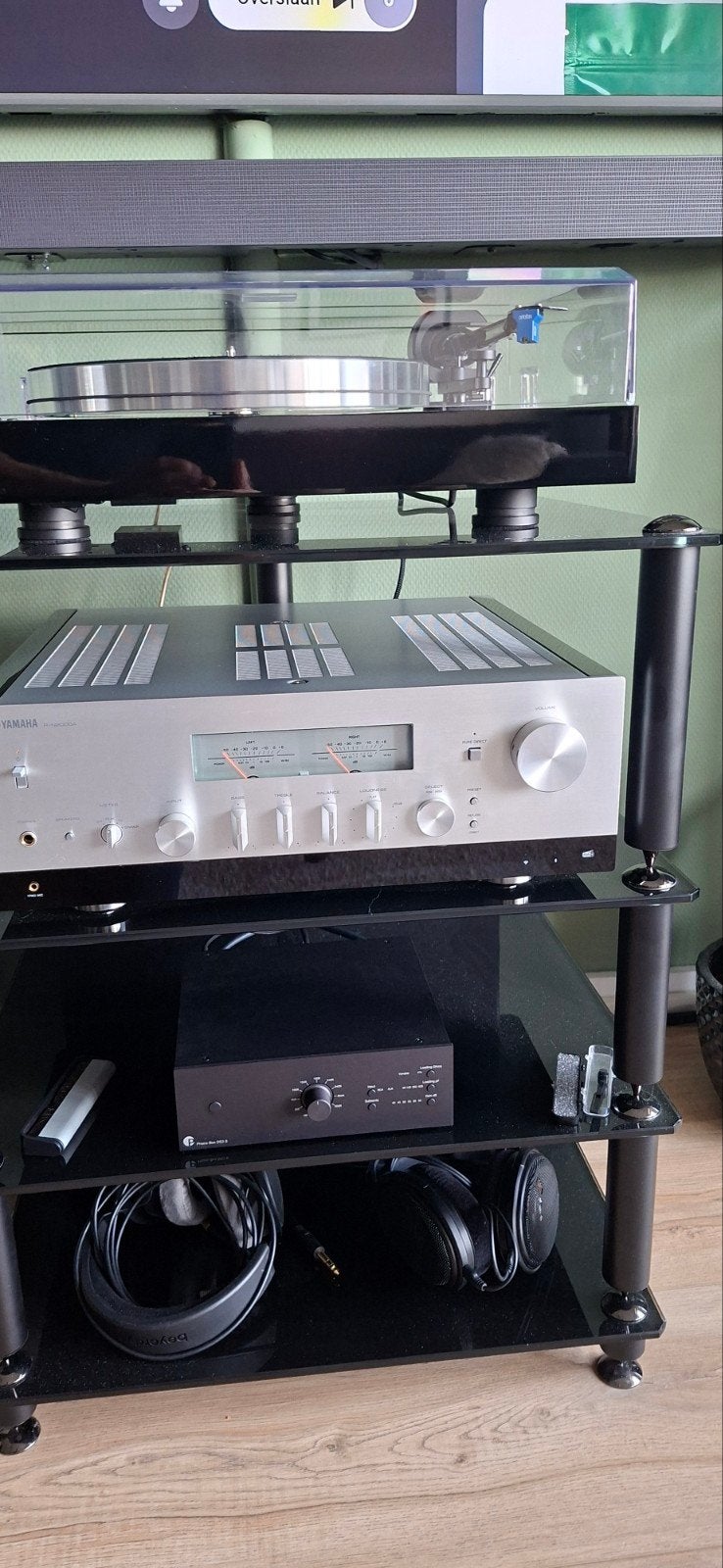 Te Koop Yamaha R-N2000A Receiver, Ophalen, Zo goed als nieuw, 120 watt of meer, Yamaha