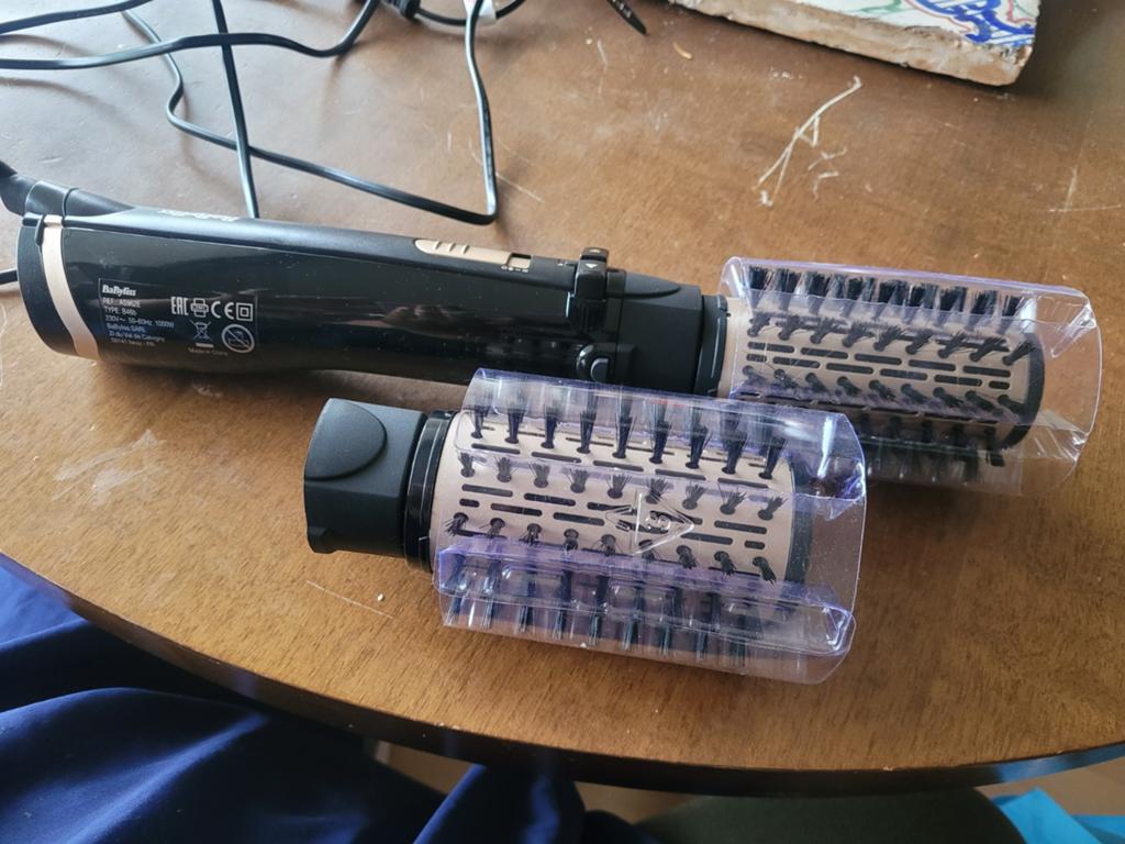 BaByliss Big Hair 1000 AS962E Roterende Föhnborstel, Ophalen of Verzenden, Zo goed als nieuw, Haarverzorging
