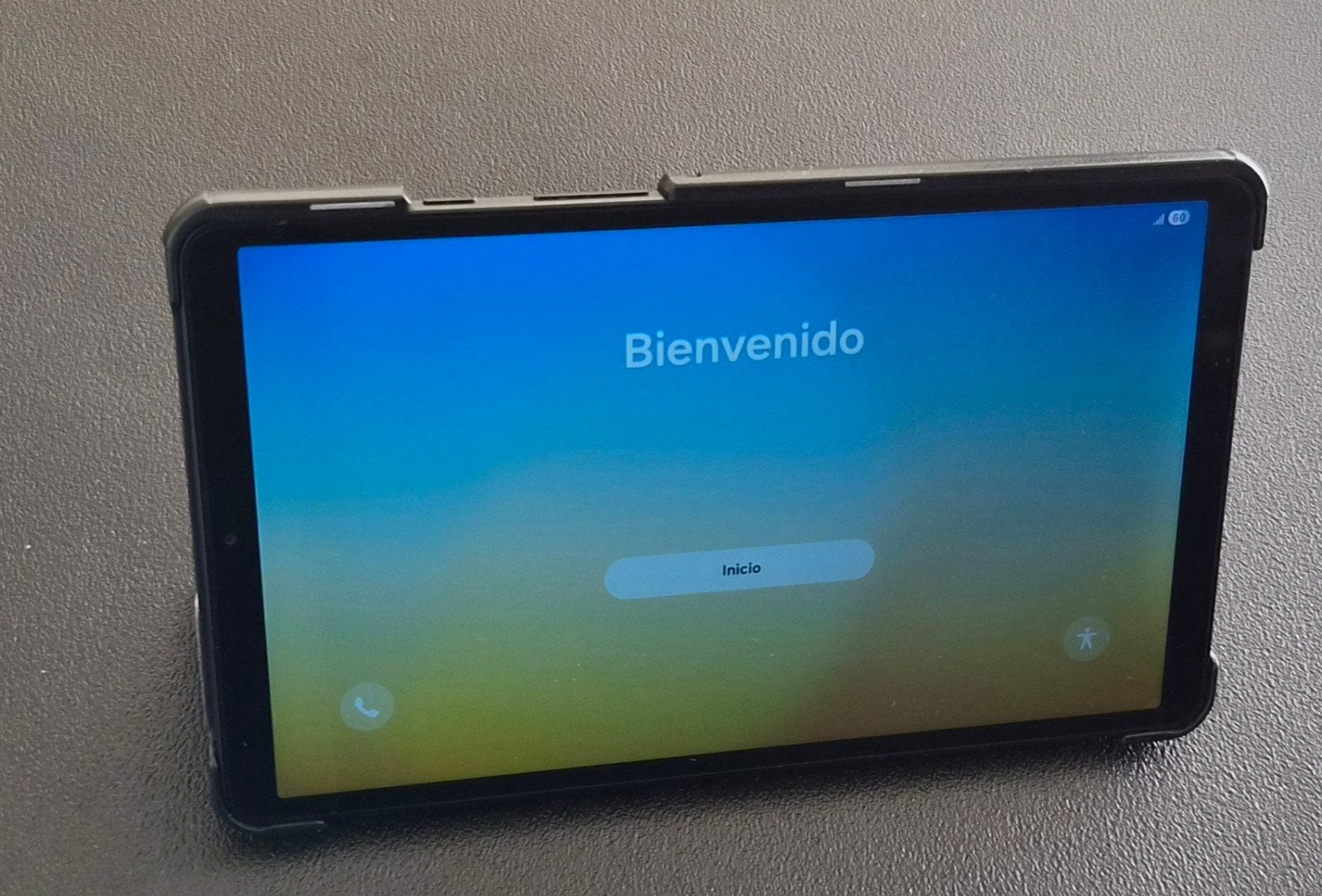 Samsung Galaxy Tab A9 (64GB, Grijs) + Trifold Bookcase, Computers en Software, Ophalen of Verzenden, Zo goed als nieuw, Samsung Galaxy Tab