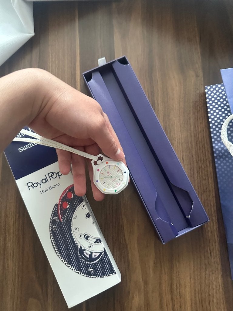 Ap X Swatch, Sieraden, Tassen en Uiterlijk, Horloges | Dames, Ophalen, Swatch, Nieuw, Kunststof