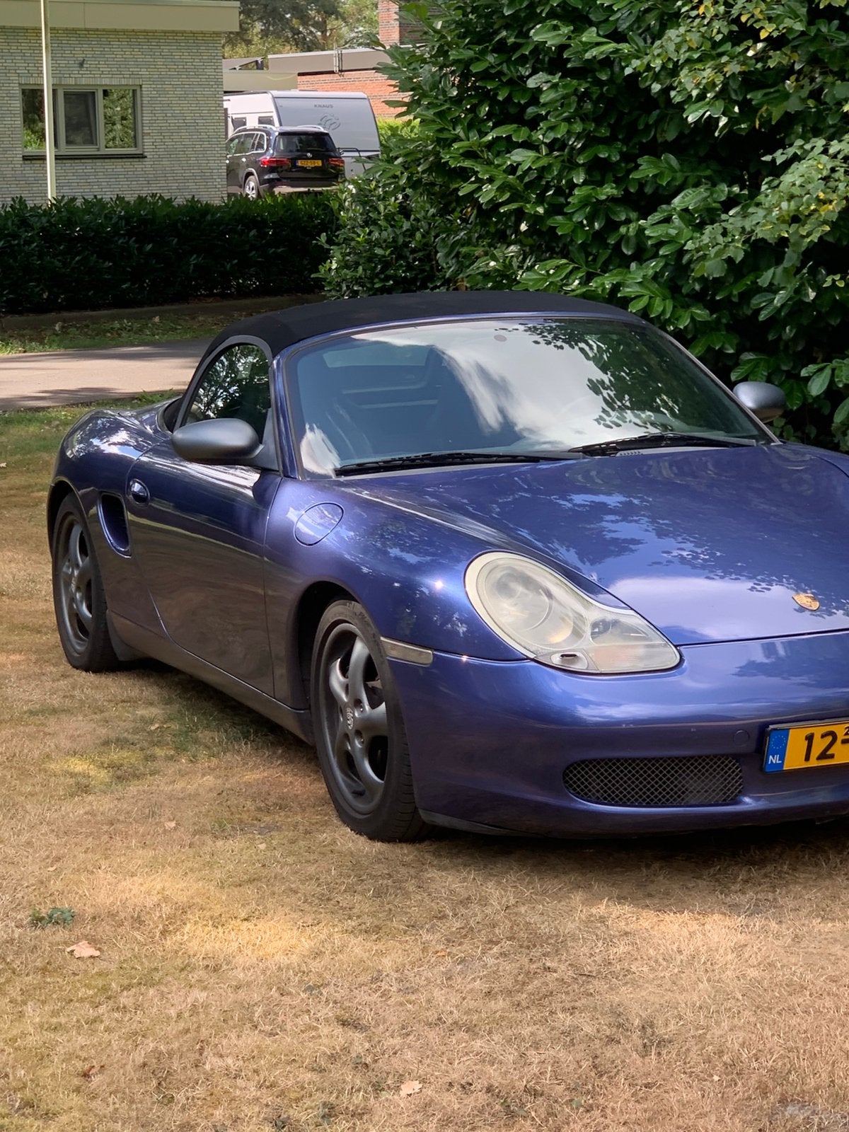 Porsche Boxster 2.5 1999 Blauw, Auto's, Porsche, Achterwielaandrijving, 1225 kg, Cabriolet, Blauw