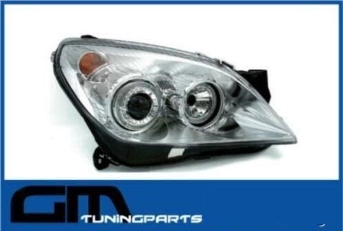 # Angel eyes koplampen opel astra H # chrome uitvoering, -, -, Opel, Nieuw