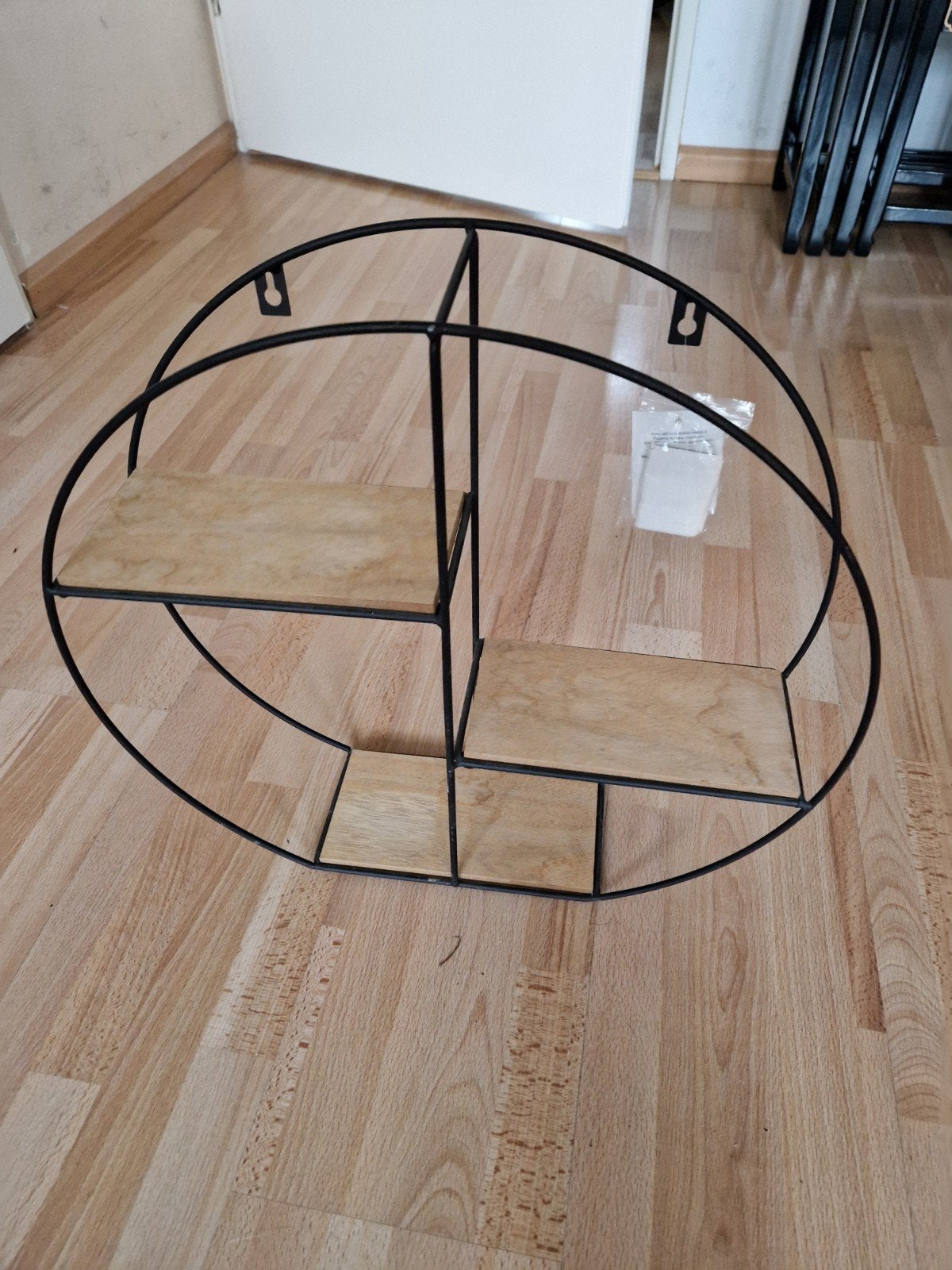 Rond wandrek met houten planken, Ophalen of Verzenden, Zo goed als nieuw