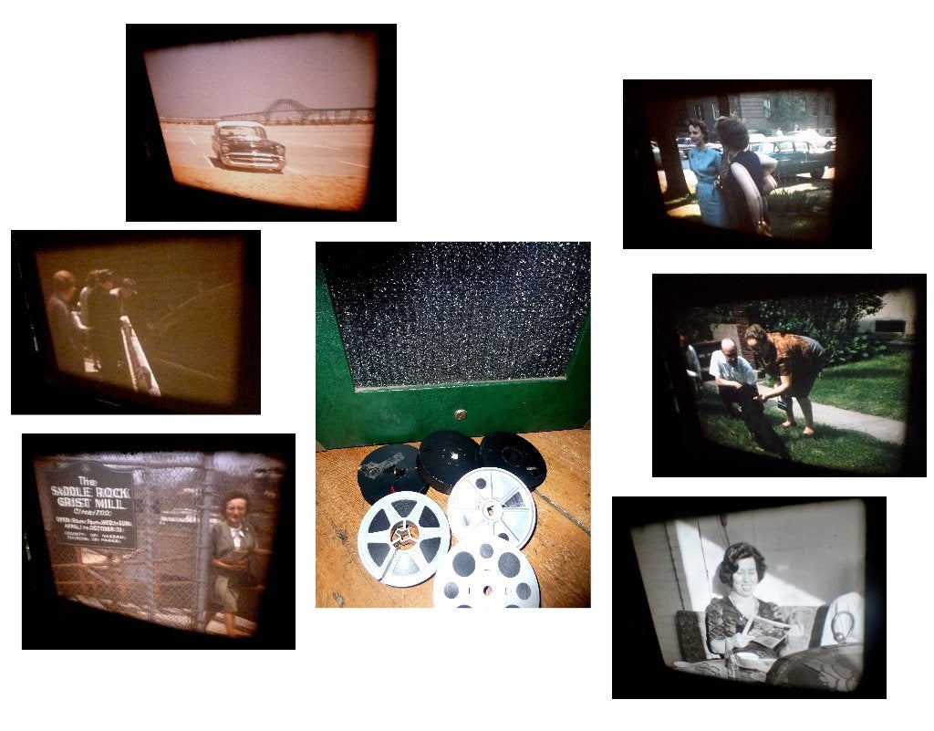 16mm film amateur 1965 - 6x20m kleur en zw/w USA Nassau, Ophalen of Verzenden, 16mm film