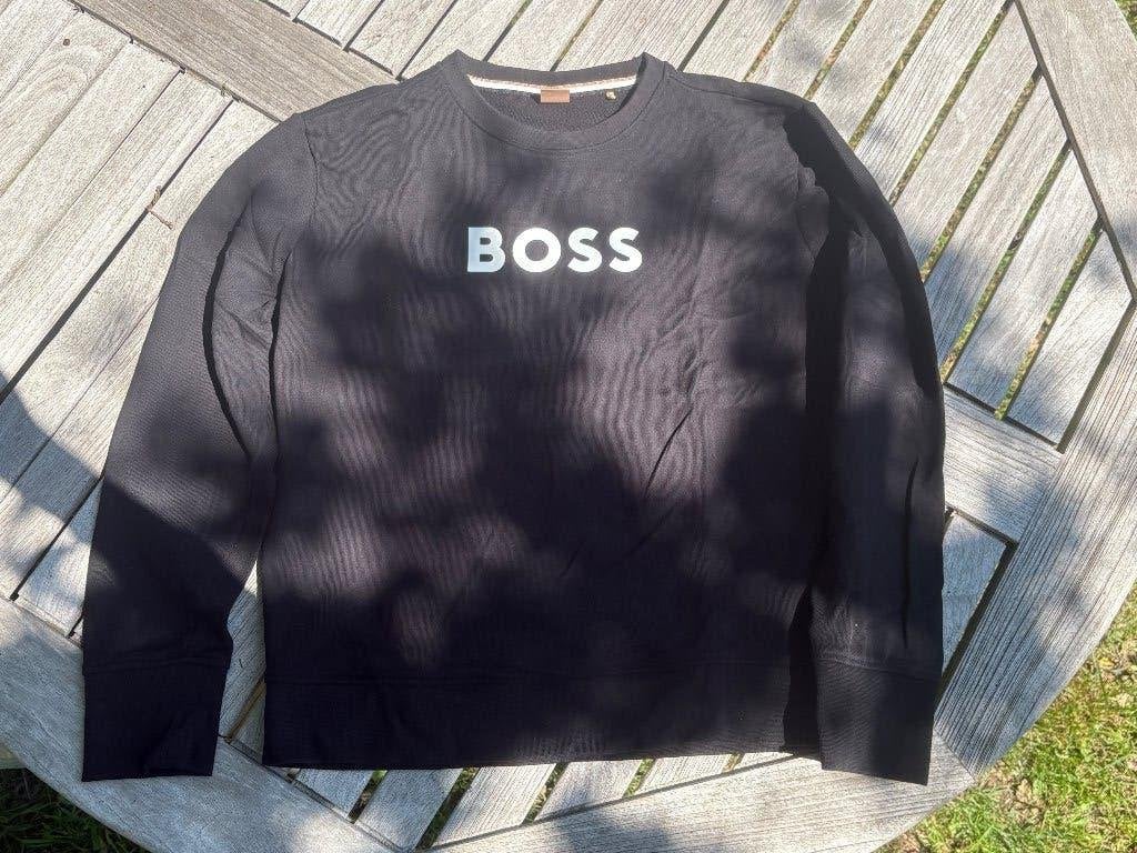 Trui Hugo Boss, Hugo Boss, Verzenden, Zo goed als nieuw, Zwart