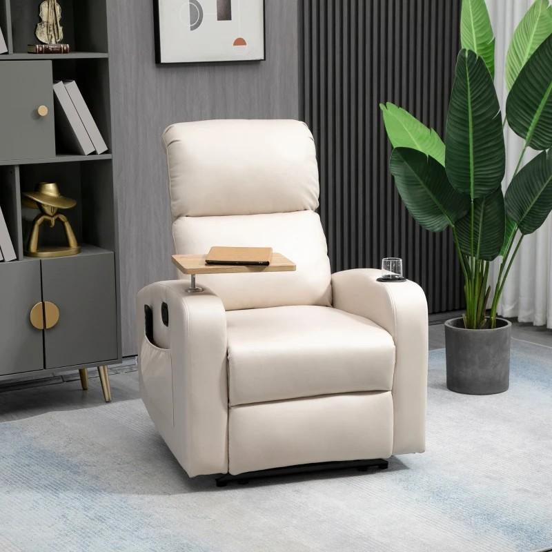 Massagestoel Relaxstoel Ligstoel  beige, Ophalen, J, Jpw, Nieuw