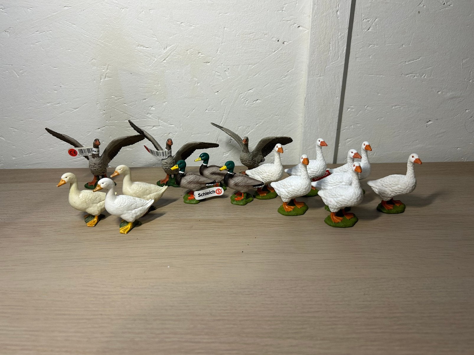 Schleich ganzen en eenden, Ophalen of Verzenden, Zo goed als nieuw, Paard, Beeldje of Figuurtje
