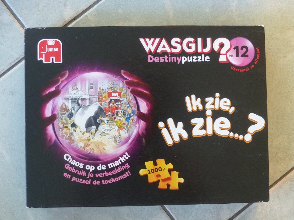 Wasgij puzzel nr 12, Hobby en Vrije tijd, Denksport en Puzzels, Ophalen of Verzenden, 500 t/m 1500 stukjes, Zo goed als nieuw