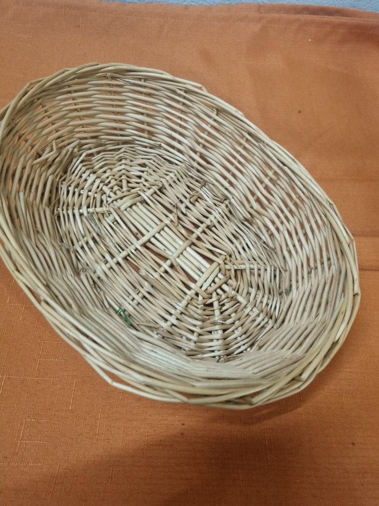 mand ovaal riet, Huis en Inrichting, Woonaccessoires | Schalen en Manden, Ophalen of Verzenden, 'T Olde Gre-j, Info@toldegrej.nl
