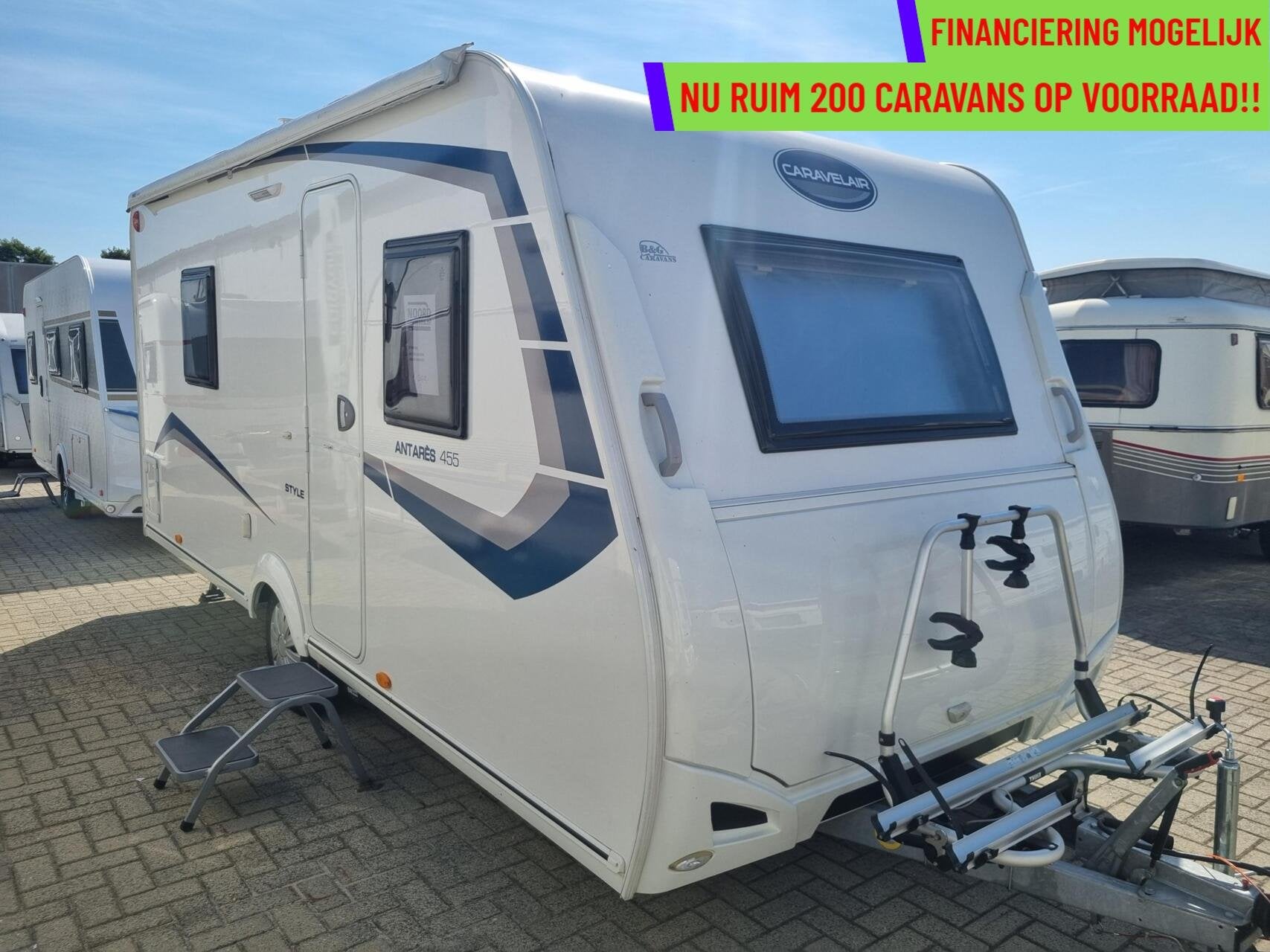 CARAVELAIR ANTARES STYLE 455 MOVER +AIRCO+VOORTENT+ZAKLUIFEL, Mover, Rondzit, Bedrijf, 750 - 1000 kg