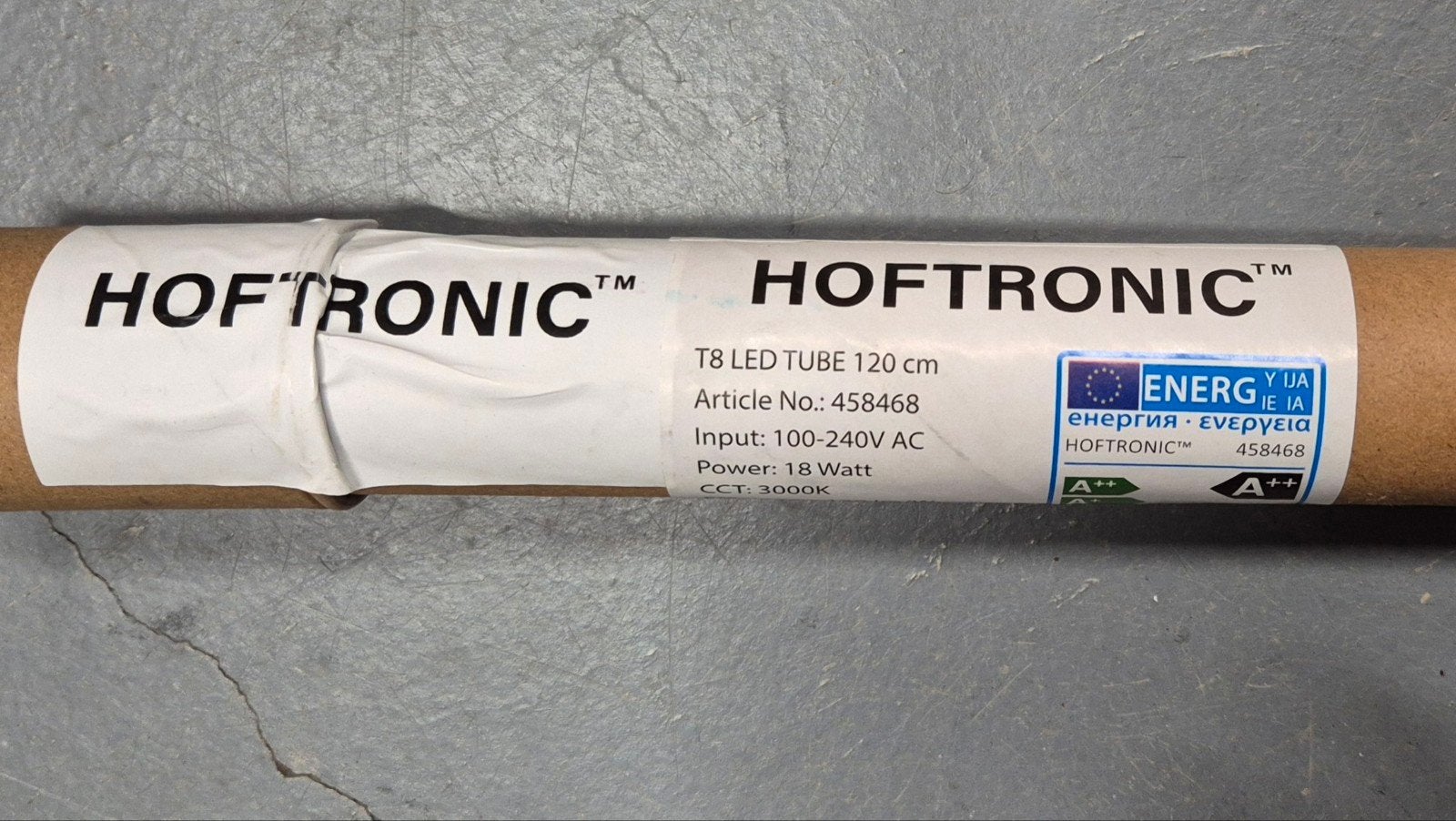 8x Hoftronic T8 LED buis 120 cm 3000K - Warm Wit, Ophalen, Nieuw