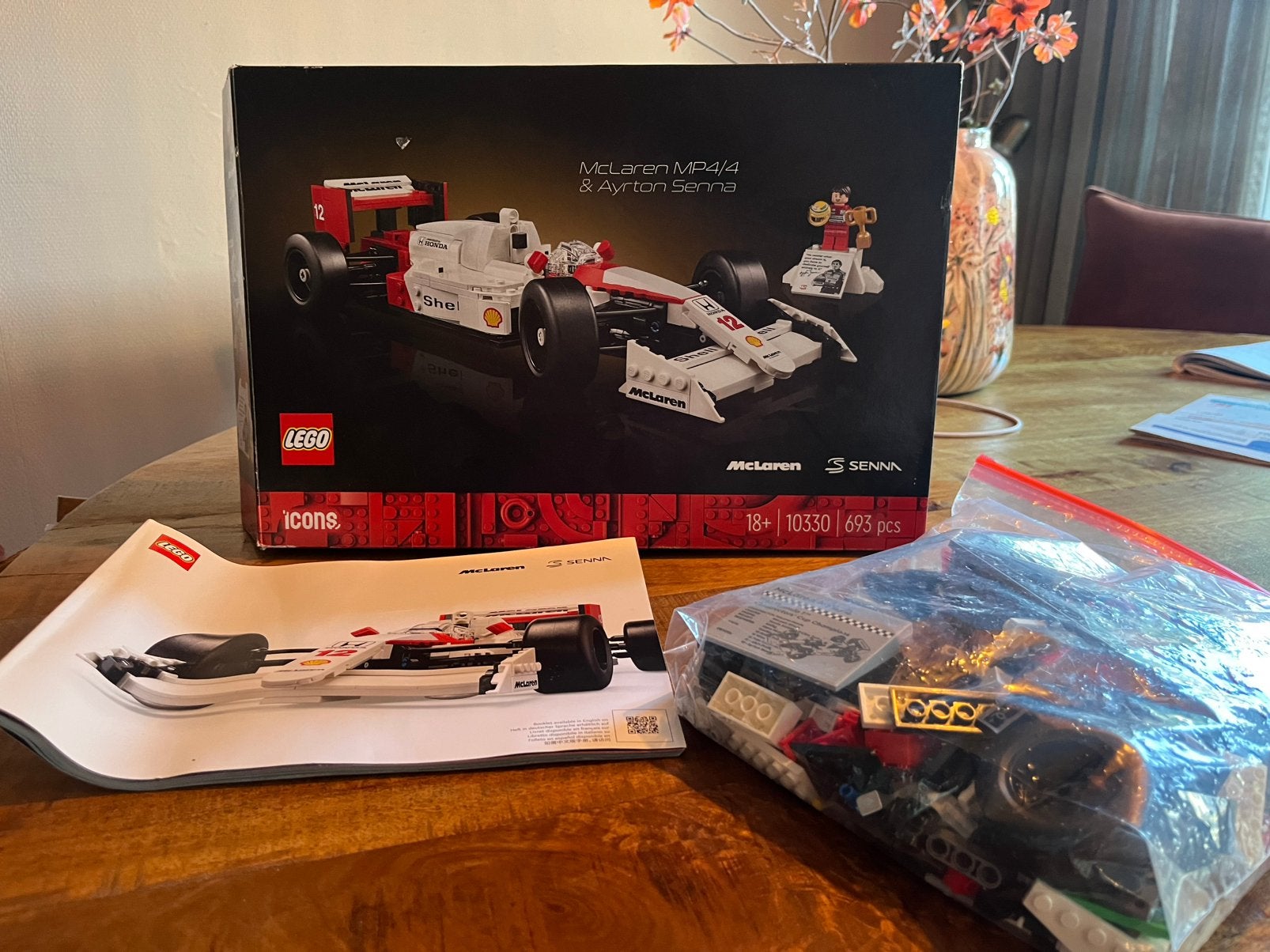 Lego McLaren MP4/4, 10330, Ophalen of Verzenden, Zo goed als nieuw