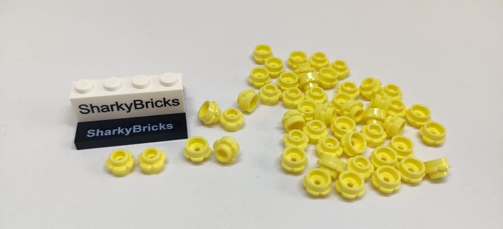 Lego Bloemen licht geel per 25 stuks (Nieuw), Lego Systems A/S, Overige thema's, Lego, Aastvej 1 7190 Billund Denemarken