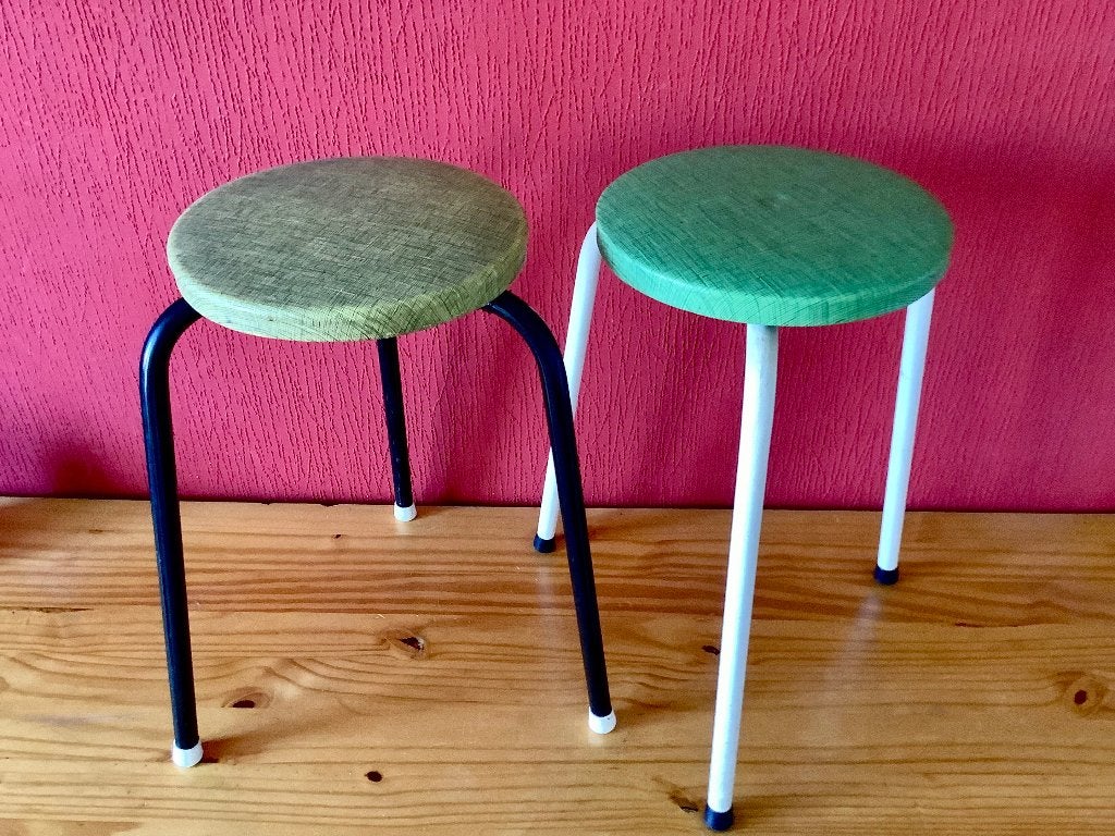 2 vintage krukjes, Ophalen, Gebruikt, Overige materialen