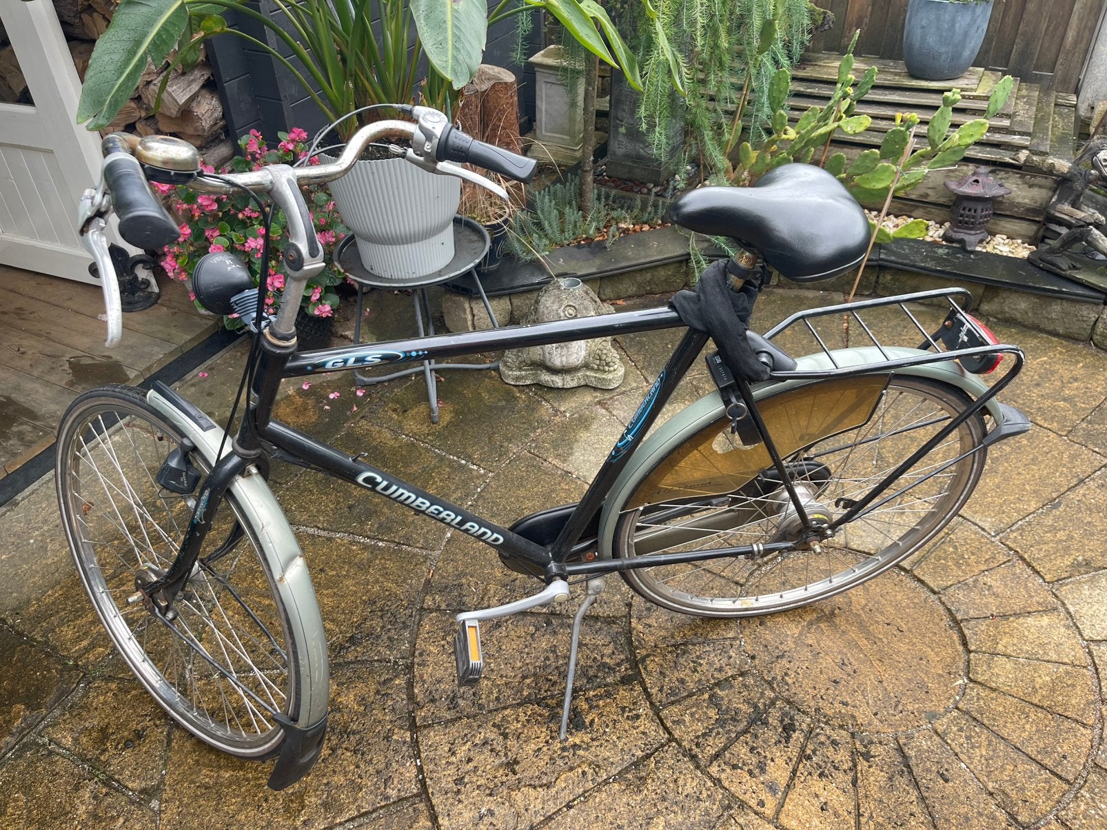 Cumberland herenfiets groot model, 59 cm of meer, Ophalen, Trommelrem