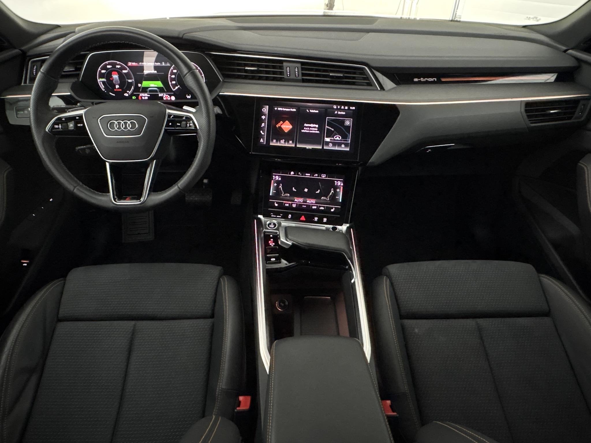 Audi e-tron Sportback 50 quattro S edition 71 kWh | BLACK ED, Auto's, 71 kWh, Leder en Stof, 360 min, Vierwielaandrijving