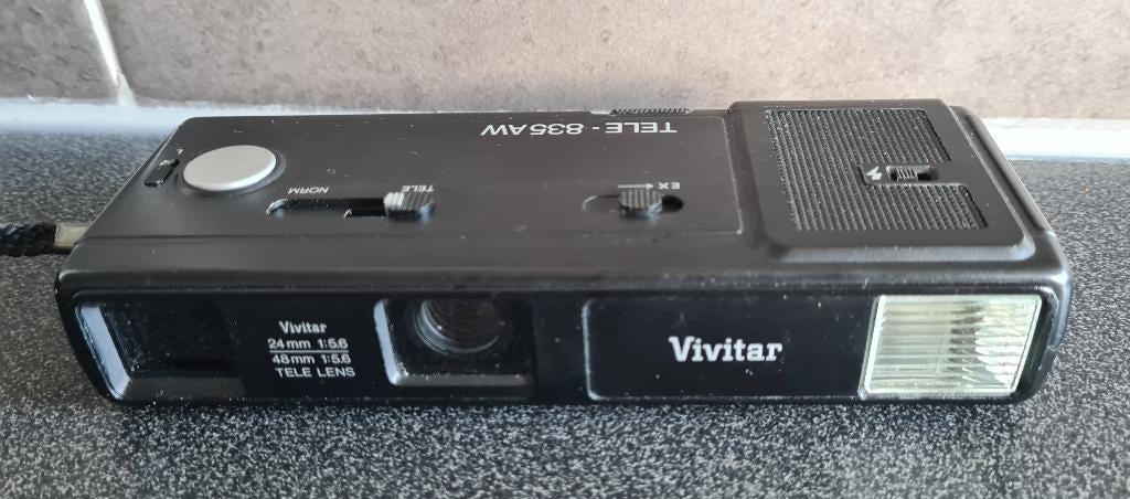 Vivitar Tele-835AW analoge compacte zakcamera - vintage 80s, Ophalen of Verzenden, 1960 tot 1980, Fototoestel