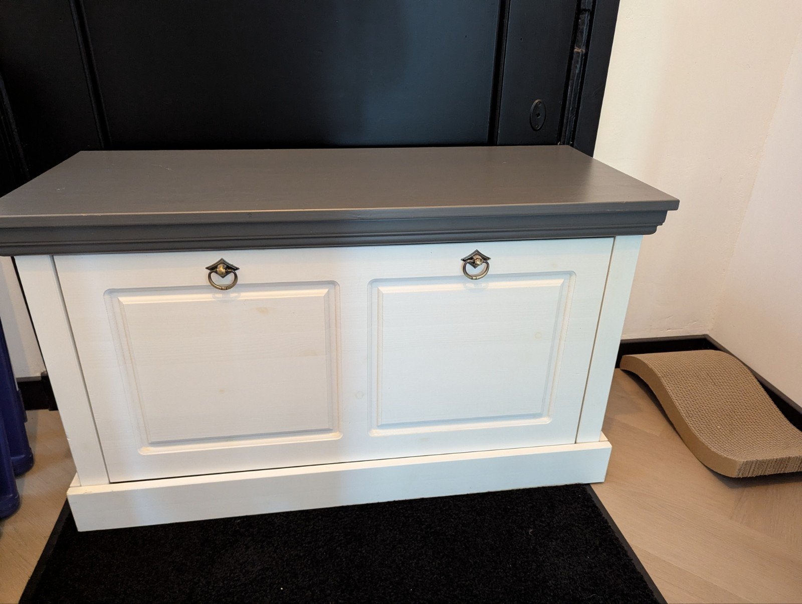 Schoenenkast met zitvlak - 90x38x52 cm, Huis en Inrichting, Ophalen, Gebruikt, Modern landelijk