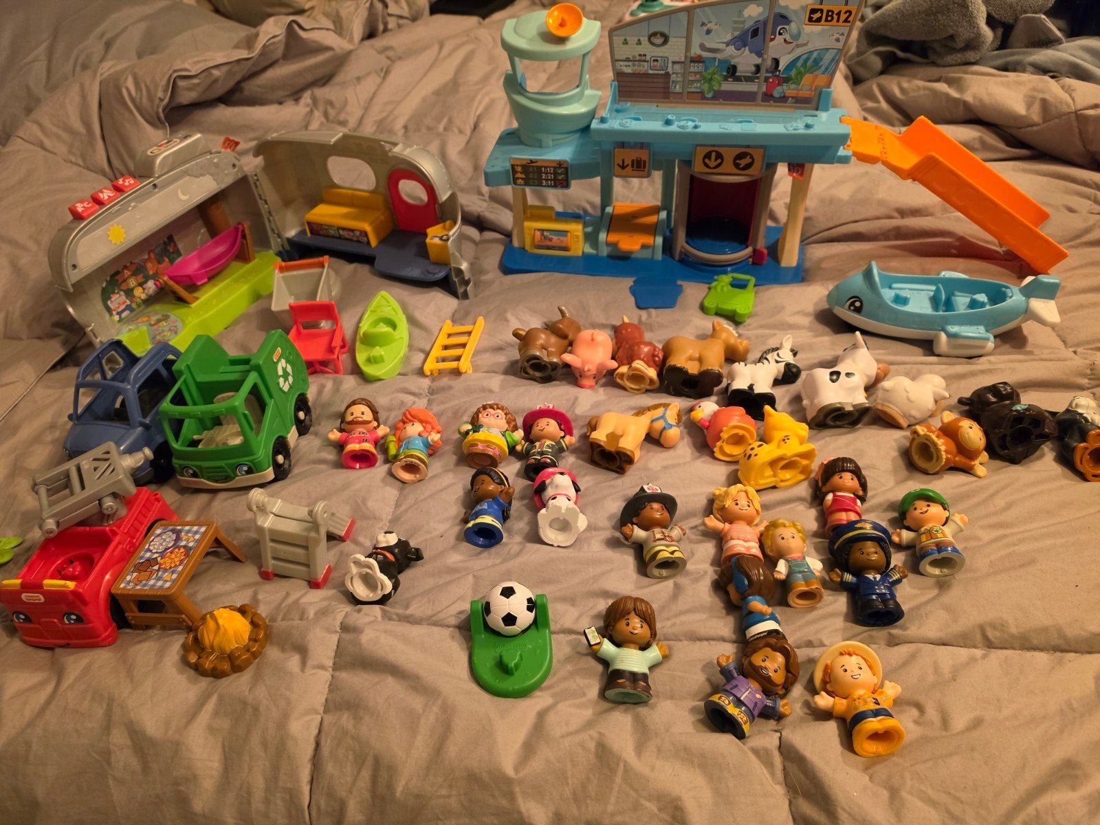 Grote Little People speelset, Kinderen en Baby's, Speelgoed | Fisher-Price, Ophalen of Verzenden, Gebruikt, Speelset