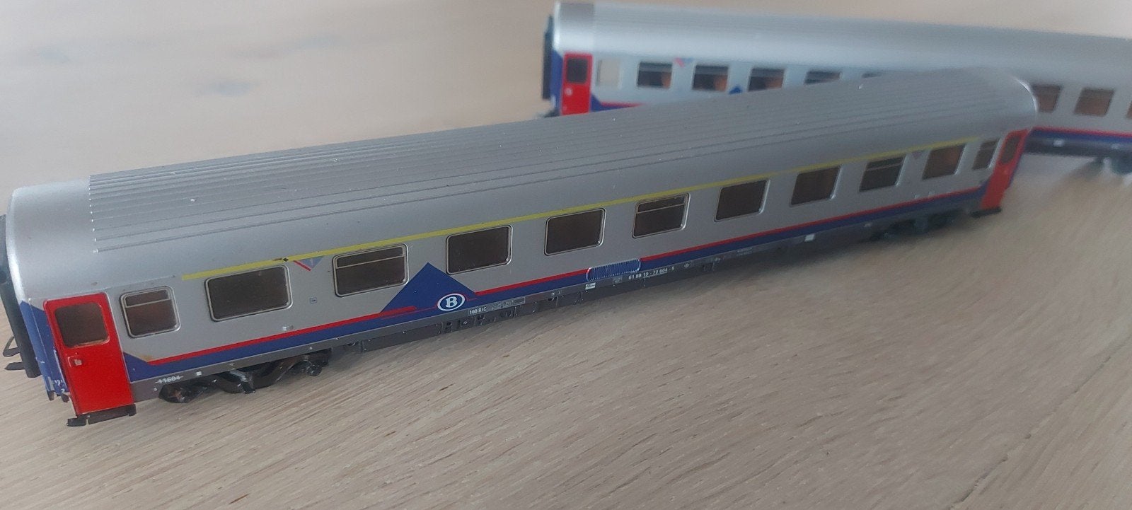 Märklin SNCB EUROFIMA pers.rtg'n artnr's 4351+4252, Hobby en Vrije tijd, Wisselstroom, Wagon, Ophalen of Verzenden, Zo goed als nieuw