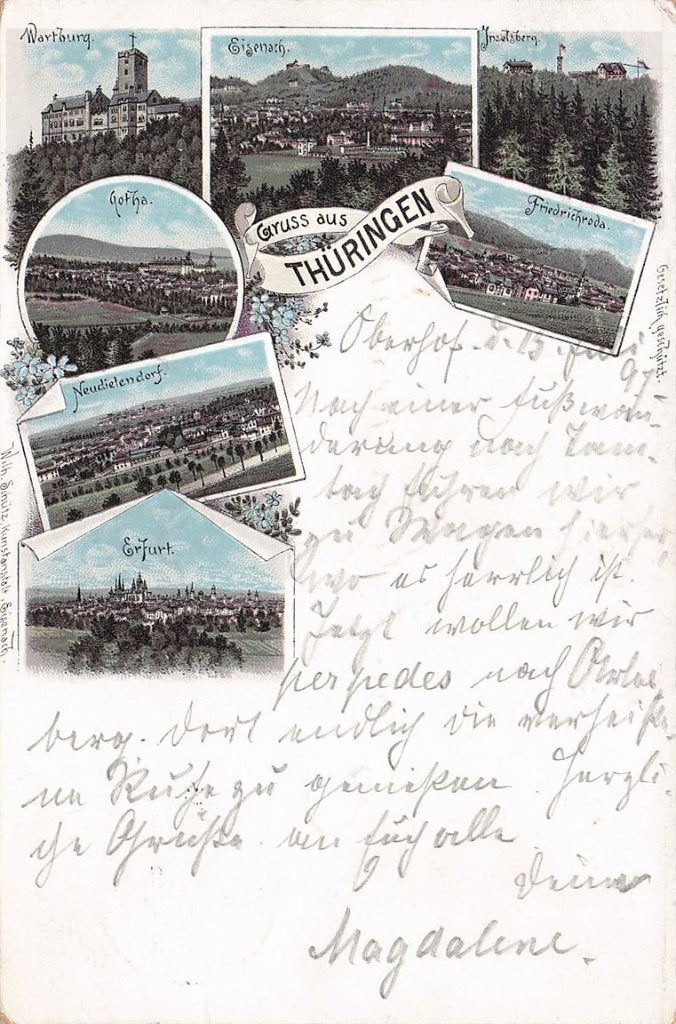 702-371-023 Thüringen, Verzenden, Voor 1920, Duitsland