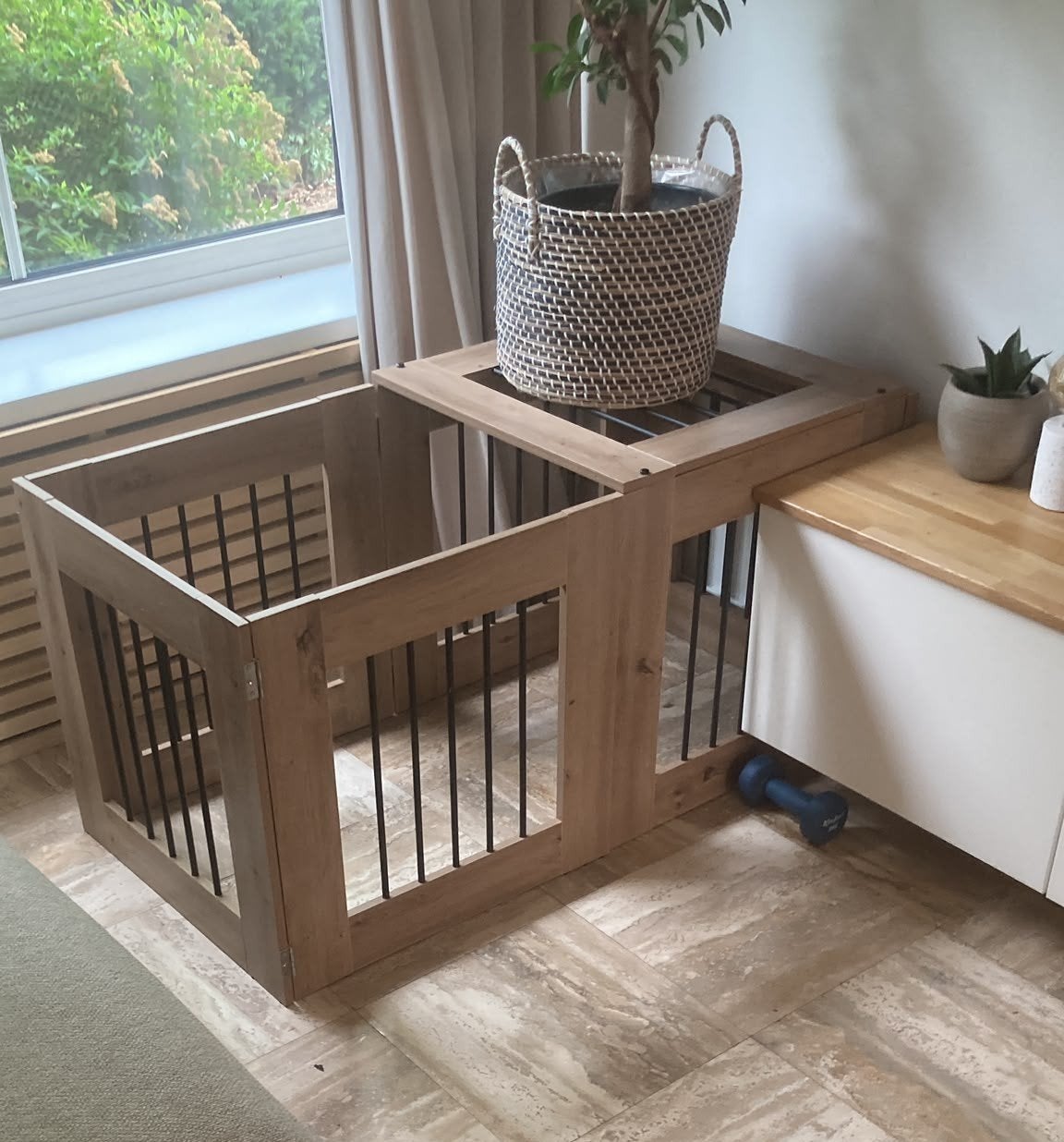 Hondenbench 120/60/60 (lxbxh), Dieren en Toebehoren, Hondenbenches, Ophalen