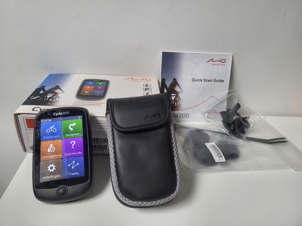 Mio Cyclo 200 Fietsnavigatie met GPS, Fietsen en Brommers, Fietsaccessoires | Fietscomputers, Ophalen of Verzenden, GPS, Zo goed als nieuw