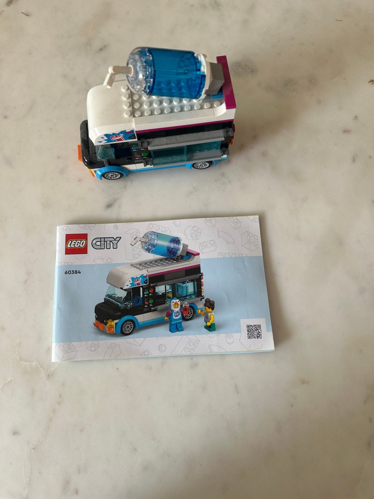 LEGO City IJswagen 60384 met instructieboekje, Ophalen, Zo goed als nieuw, Overige merken
