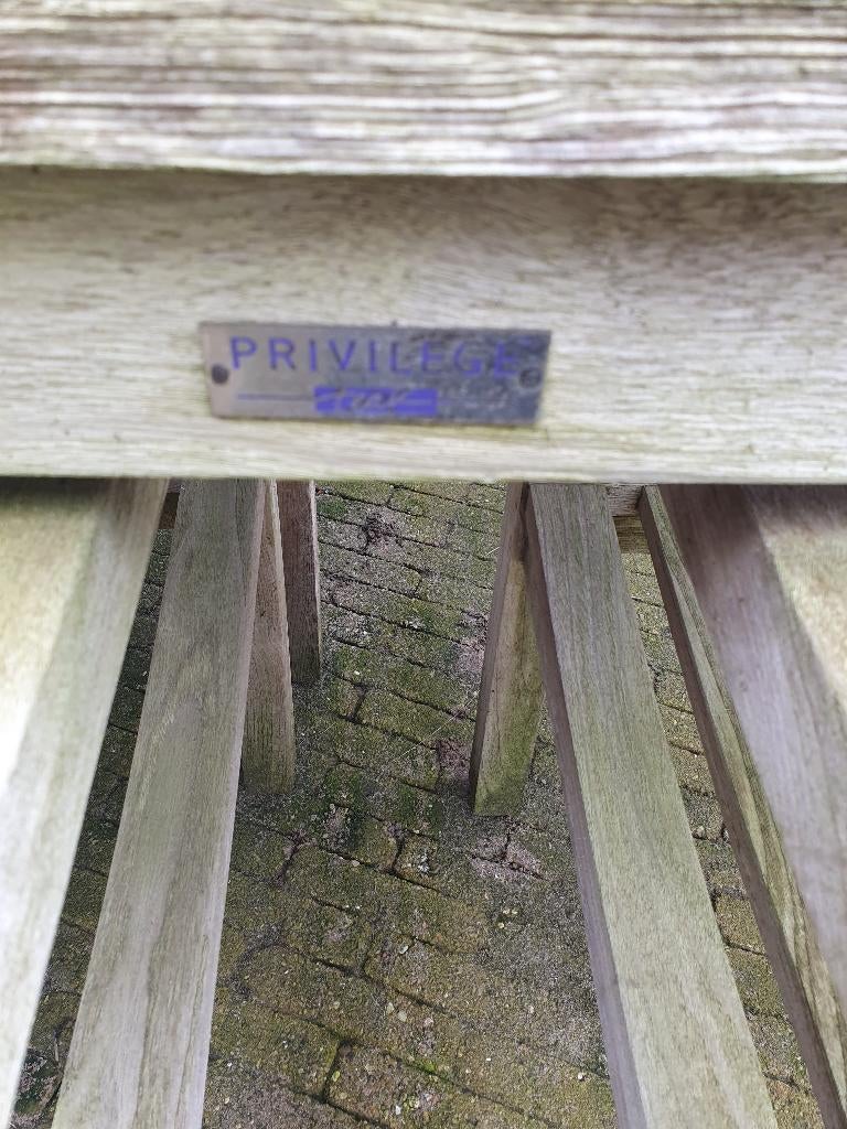 Tuinset teak, Ophalen, 4 zitplaatsen, Gebruikt, Teakhout
