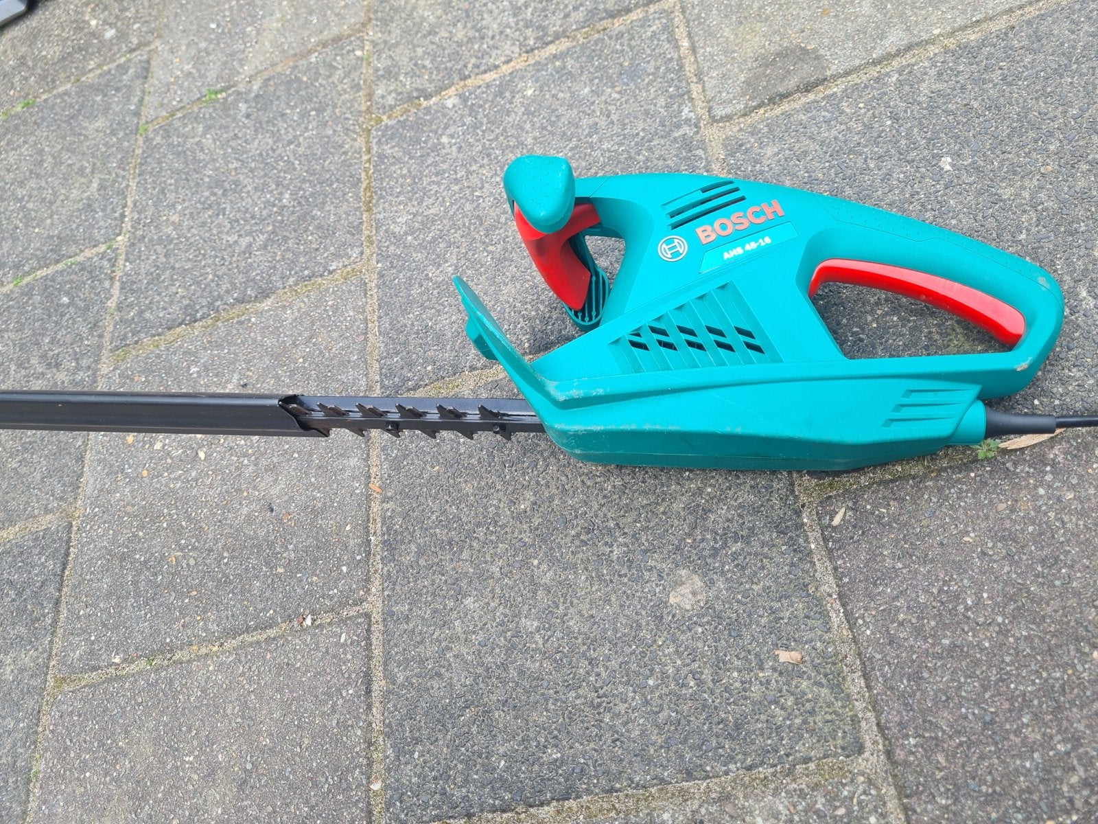 Bosch AHS 48-16 elektrische heggenschaar, Ophalen of Verzenden, Gebruikt, Elektrisch