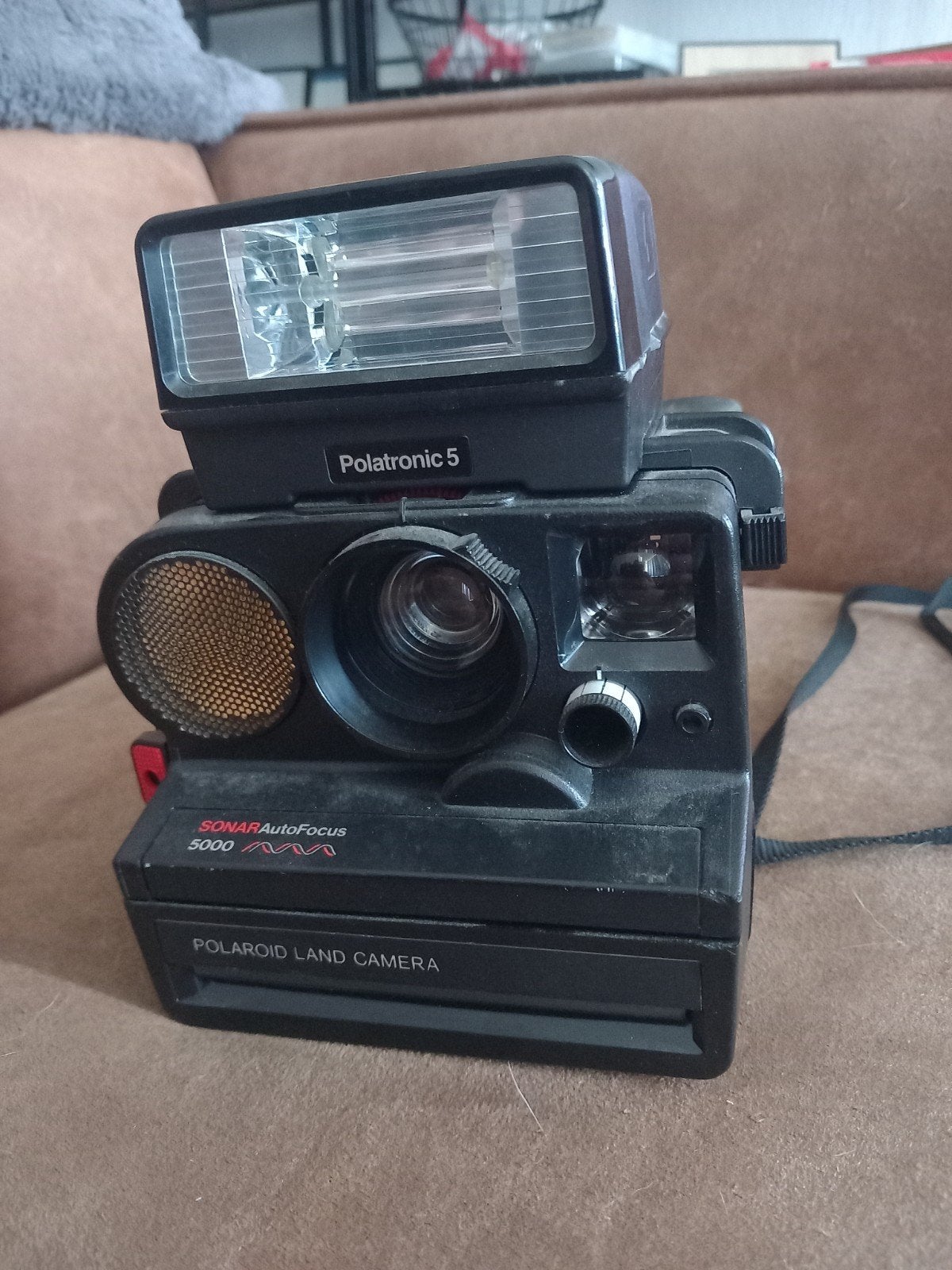 Polaroid sonar autofocus 5000 met polatronic 5 flitser, Ophalen of Verzenden, Gebruikt, Polaroid, Polaroid