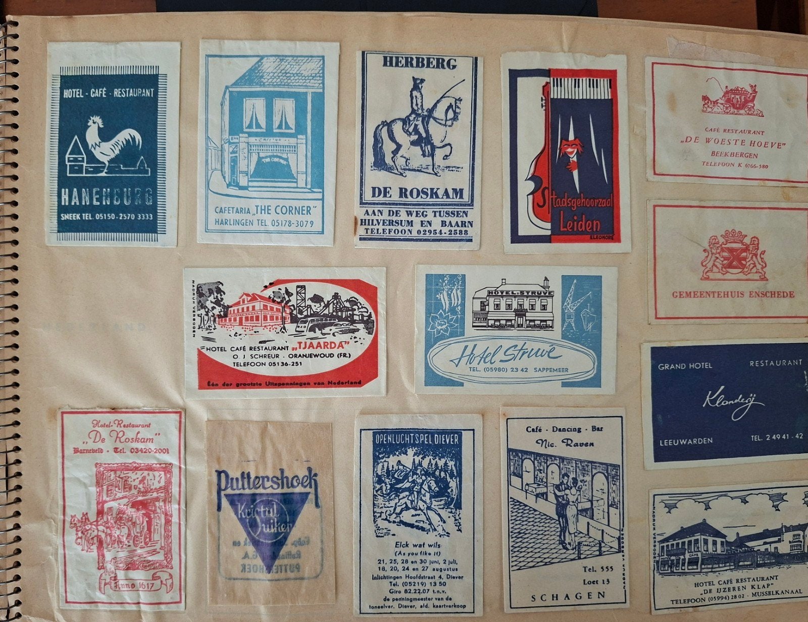 Unieke verzameling suikerzakjes, Ophalen of Verzenden