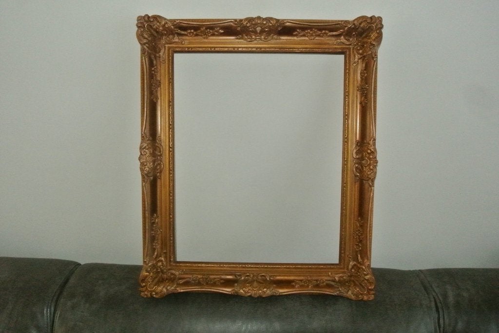 Schilderijlijst barok, groot, goud Vintage, Huis en Inrichting, Woonaccessoires | Lijsten, Schilderijlijst, Ophalen of Verzenden