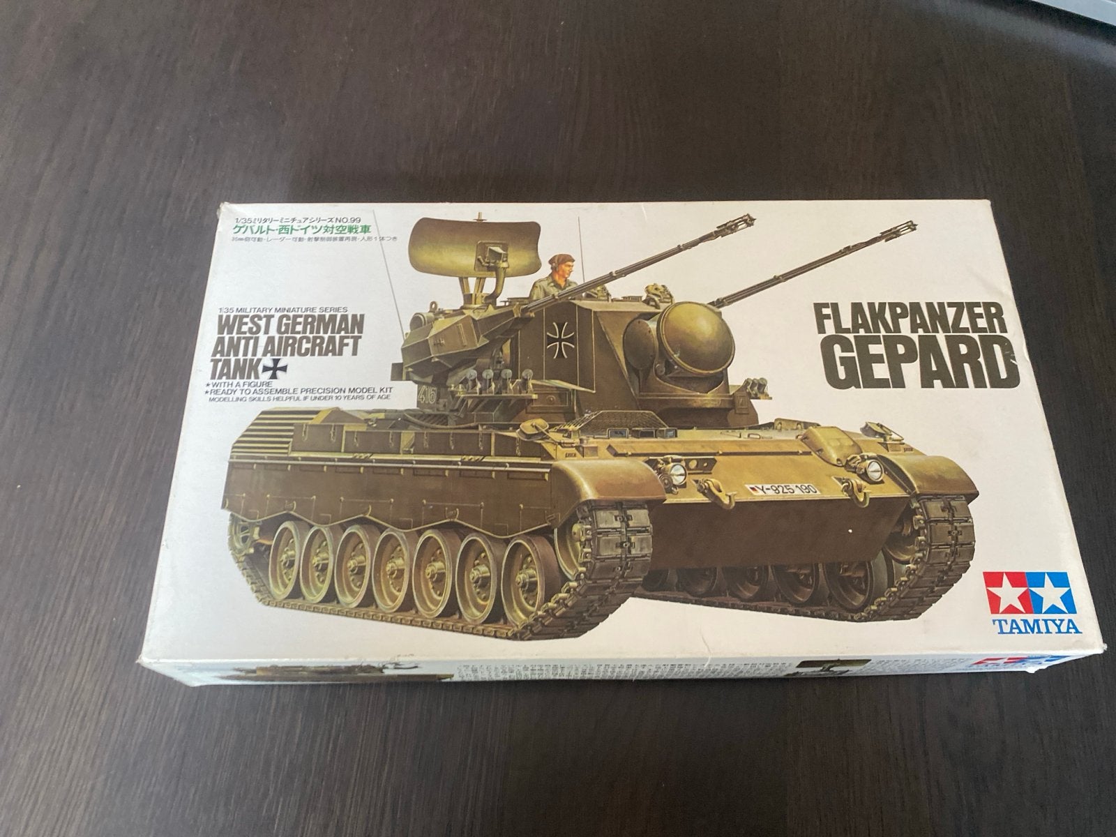 Tamiya Flakpanzer Gepard Modelbouwkit, Hobby en Vrije tijd, Tank, 1:32 tot 1:50, Nieuw, Ophalen of Verzenden